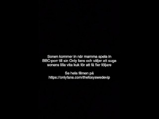 Stepmom spelar in bbc-film och suger stepsons lilla vita kuk för att få följare