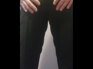 Daddy Strips Out Of His Work Clothes And Plays With His Cock And Balls