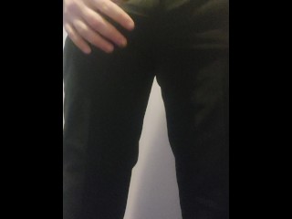 Daddy Strips Out Of His Work Clothes And Plays With His Cock And Balls