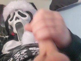Ghostface cums with a Christmas present for you