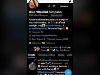 RashidStroke713 gives his wife AsiaDivine713_ Straight back shots no holding back nuts & keep going