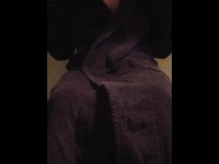 In and out of my robe