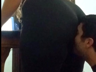 EAT MY LATINA ASS WHILE I STUDY! FULL VIDEO ON OF/BBUTTLATINA