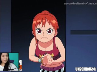 ONE PIECE-NAMI SEDUCES LUFFY TO KEEP HIS TREASURE AND RECEIVES A DELICIOUS UNCENSORED HENTAI FUCK