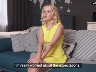 Big tits blonde virgin Maria Arany is fucked hard