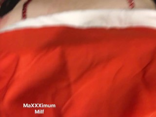 Santa 🎄Gave Me A White Christmas Creampie!🎄Curvy Cougar Sucks + Fucks For XXXmas!