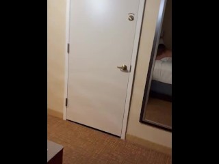 Fucked my slutty 21 year old gf from behind in hotel room