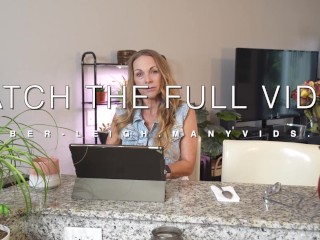 Stepmom lends a hand, then a wet pussy for Stepsons Accidental Boner 3of3