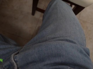 Stepmom lends a hand, then a wet pussy for Stepsons Accidental Boner 3of3