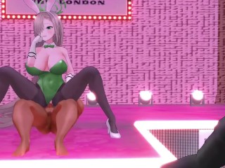 Blue Archive Ichinose Asuna Cowgirl Sex Dance Hentai Bunnygirl Playboy Bigboobs Creampie MMD 3D