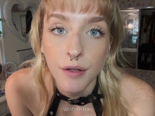 Mommy Wiinierox Makes You Daddy's Bitch With Virtual Kissing & CEI