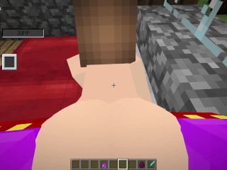 Minecraft Jenny Mod! Fucking Jenny Doggystyle! Juicy Ass and Tits!