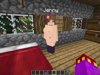 Minecraft Jenny Mod! Fucking Jenny Doggystyle! Juicy Ass and Tits!