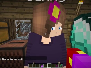 Minecraft Jenny Mod! Fucking Jenny Doggystyle! Juicy Ass and Tits!