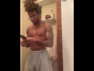 Long Shower Jerk Off😱,Sexy body big DICK⚠️🍆 MORE CONTENT COMING💦‼️