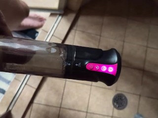 Dancing And Pissing While Pumping My Cock