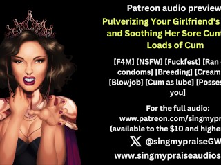 Pulverizing Your Girlfriend's Pussy, and Soothing Her Sore Cunt with Loads of Cum audio preview