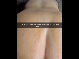 Another Cheating Wife Fucks Bull and sends to her Husband on Snapchat