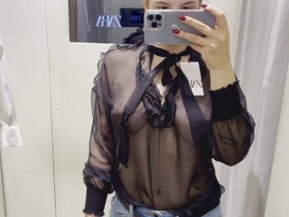 ZARA see through try on haul