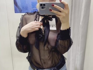 ZARA see through try on haul