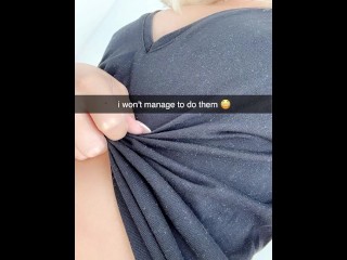 Sending nudes to my Teacher on Snapchat / Snapsex