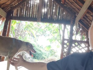 KANTUTAN vlog  kami muna ni brownie habang wala tao sa kubo