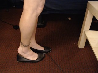 Dirty Ballet Flats Calves Feet Share