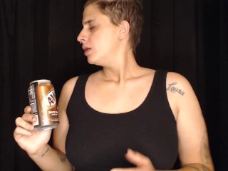 Rootbeer Chug and Belch Burping Fetish Soda