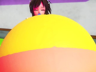 Asuka Ninja Pump Belly Inflation | Imbapovi