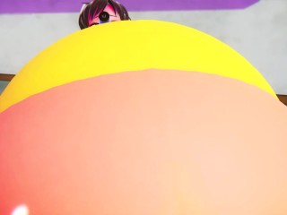 Asuka Ninja Pump Belly Inflation | Imbapovi