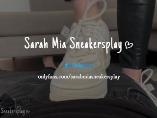 Shoejob and sockjob | Cum over my Nike AF1 sneakers | Full vid on my Onlyfans