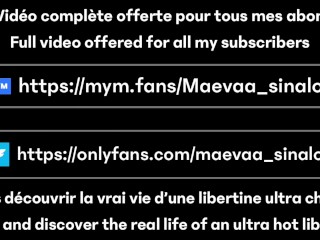 Maevaa Sinaloa - Je me fais surprendre entrain de me doigter sous la douche avant de me faire baiser