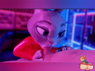 Bunnygirl oficial hopps enjoying my big dick furry short hentai zootopia