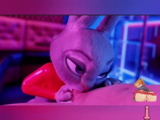 Bunnygirl oficial hopps enjoying my big dick furry short hentai zootopia