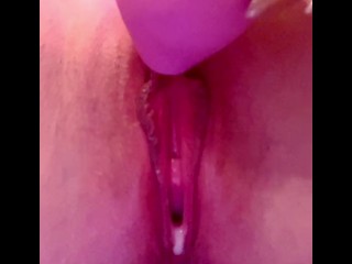 Playing with my favorite toy until I cum