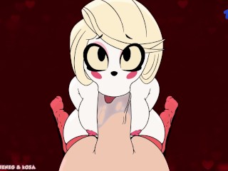 Charlie from Hotel Hazbin give ass and mouth for a creampie POV