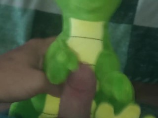 Green dinosaur t-rex (30cm)