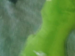 Green dinosaur t-rex (30cm)