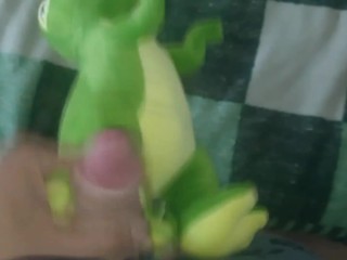 Green dinosaur t-rex (30cm)