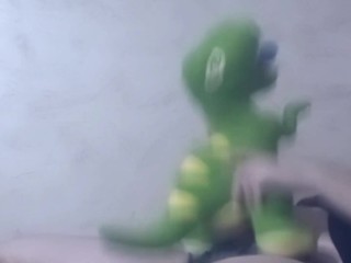 Green dinosaur t-rex (60 cm)