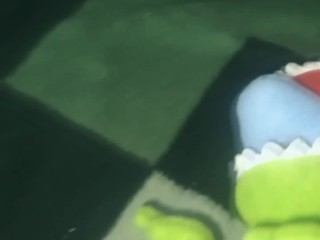 Green dinosaur t-rex (60 cm)