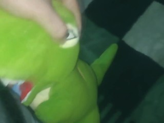 Green dinosaur t-rex (60 cm)