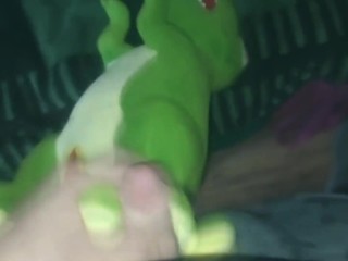 Green dinosaur t-rex (60 cm)