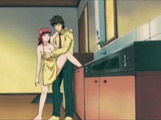 Red Haired Girl with Big Tits Likes to Fuck Doggystyle | Hentai