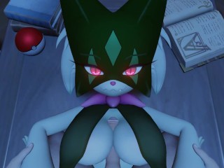 Pokemon Meowscarada Titfuck Huge Boobs Titjob