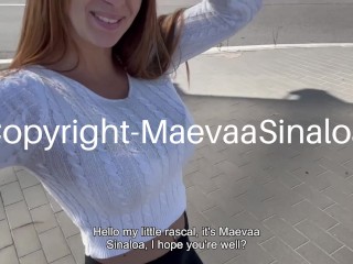Maevaa Sinaloa - Pipe risquée dans l’avion, je le fais jouir dans ma bouche en plein vol