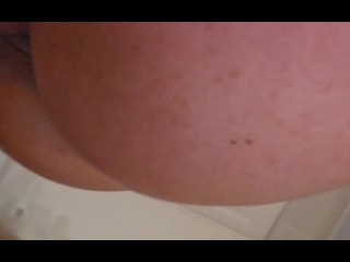 Sexynini83 - A sex toy makes me cum in a mirror