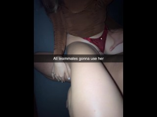 18 year old teen from Florida Unversity cheats on Snapchat
