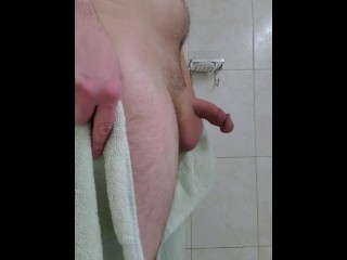 Drying off after shower