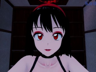 Sakasagami no Yura and I have intense sex in a Japanese-style room. - Inuyasha Hentai